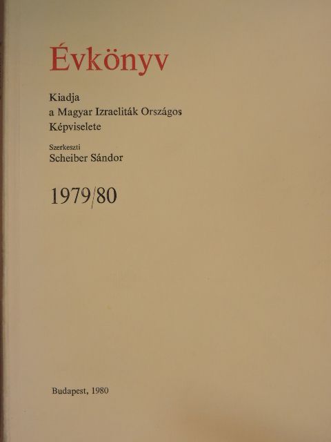 Beer Iván - Évkönyv 1979/80 [antikvár]