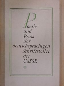 Johann Warkentin - Poesie und Prosa der Deutschsprachigen Schriftsteller der UdSSR [antikvár]