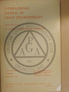 M.D. George Vassiliou - International Journal of Group Psychotherapy January 1977 [antikvár]