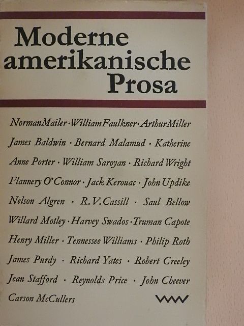 Arthur Miller - Moderne amerikanische Prosa [antikvár]