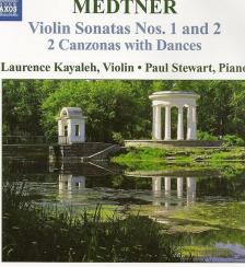 MEDTNER - VIOLIN SONATAS NOS.1 AND 2 CD