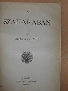 Dr. Sebők Imre - A Szaharában [antikvár]