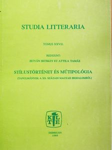 Dobos István - Studia Litteraria Tomus XXVII. [antikvár]