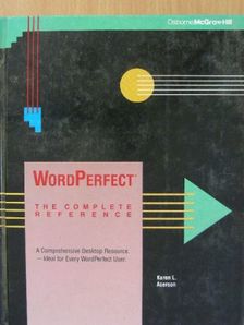 Karen L. Acerson - WordPerfect: The Complete Reference [antikvár]