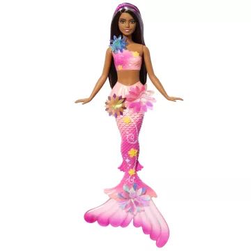 Barbie: Flower Magic - Virágvarázs sellő baba