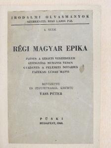 Fazekas Mihály - Régi magyar epika [antikvár]