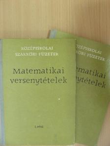 Hajós György - Matematikai versenytételek I-II. [antikvár]