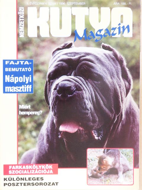 Claudia Noé - Nemzetközi Kutya Magazin 1996. szeptember [antikvár]