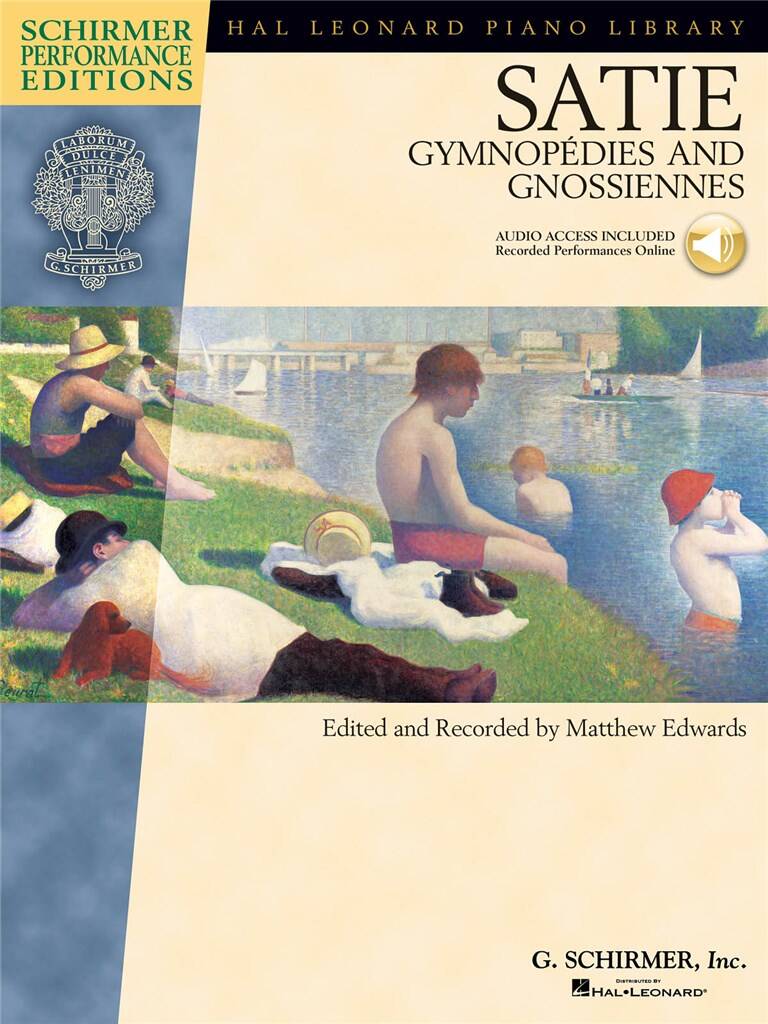 SATIE - GYMNOPÉDIES AND GNOSSIENNES FOR PIANO CD INCLUDED, EDITED AND RECORDED BY MATTHEW EDWARDS
