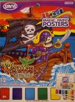 Pirate Paint Posters, Kalóz Kifestő