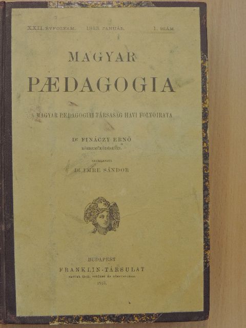 Ballai Károly - Magyar Paedagogia 1913/1-10. [antikvár]