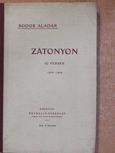 Bodor Aladár - Zátonyon [antikvár]