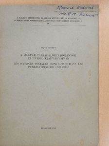 Rózsa György - A magyar társadalomtudományok az UNESCO kiadványaiban (dedikált példány) [antikvár]