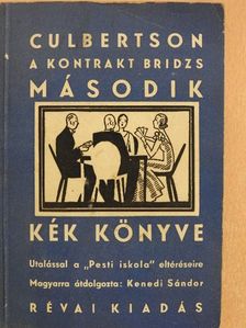 Ely Culbertson - A kontrakt bridzs második kék könyve [antikvár]