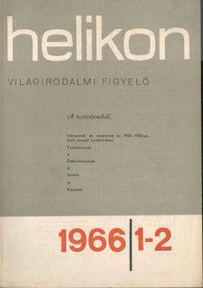 HOPP LAJOS - Helikon világirodalmi figyelő 1966/1-2 [antikvár]