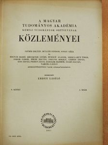 Kiss Árpád - A Magyar Tudományos Akadémia Kémiai Tudományok Osztályának Közleményei 1957/2. [antikvár]