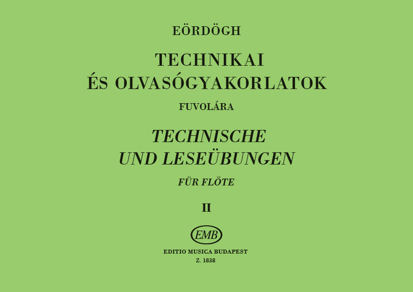 EÖRDÖGH JÁNOS - TECHNIKAI ÉS OLVASÓGYAKORLATOK FUVOLÁRA II