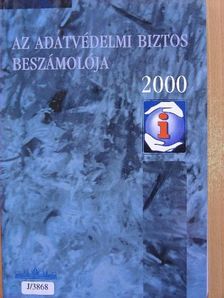 Az adatvédelmi biztos beszámolója 2000 [antikvár]
