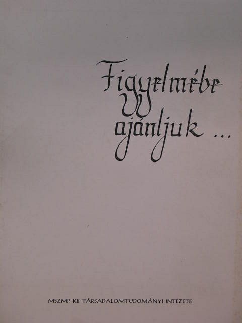Figyelmébe ajánljuk... 1. [antikvár]