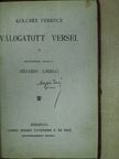 Kölcsey Ferencz - Kölcsey Ferencz válogatott versei [antikvár]