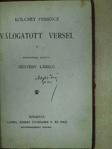 Kölcsey Ferencz - Kölcsey Ferencz válogatott versei [antikvár]