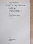 Manfred Lemmer - der Dürnge bluome schinet dur den sne [antikvár]