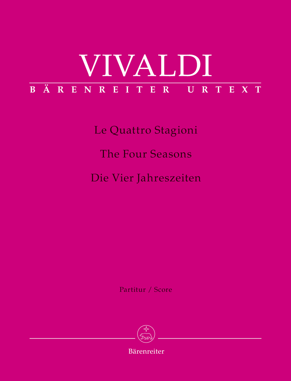 Vivaldi - LE QUATTRO STAGIONI (THE FOUR SEASONS) SCORE URTEXT (CHR.HOGWOOD)