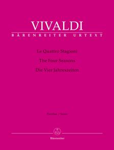 Vivaldi - LE QUATTRO STAGIONI (THE FOUR SEASONS) SCORE URTEXT (CHR.HOGWOOD)