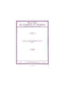J. S. Bach - SUITE D'ORCHESTRE EN UT. BOURRÉE. SAXOPHONE ALTO Mib