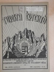Babós Imre - Turista értesitő 1943. augusztus 15. [antikvár]