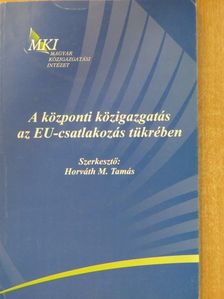 Dr. Balázs István - A központi közigazgatás az EU-csatlakozás tükrében [antikvár]