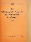 Gáspár Jenő - Az Országos Magyar Sajtókamara évkönyve 1941 [antikvár]