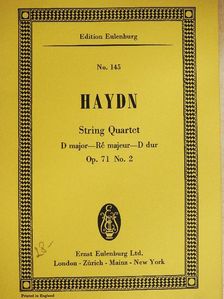 Joseph Haydn - String Quartet No. 70 [antikvár]
