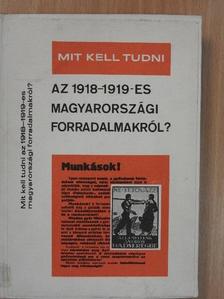 Botos János - Mit kell tudni az 1918-1919-es magyarországi forradalmakról? [antikvár]
