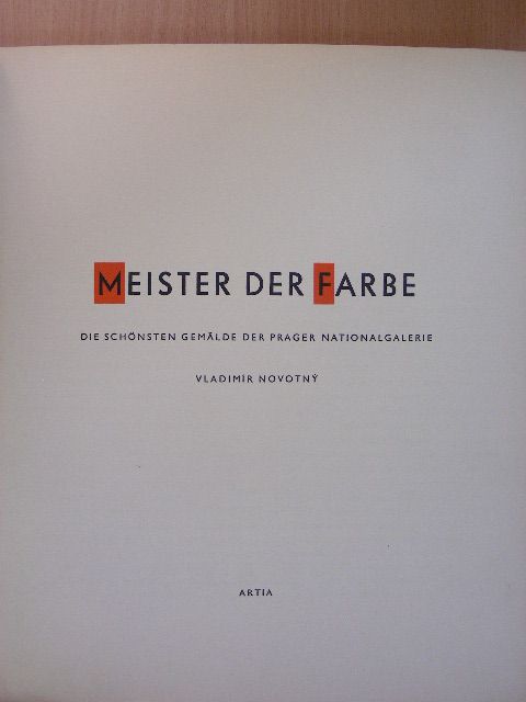 Vladimír Novotny - Meister der Farbe [antikvár]
