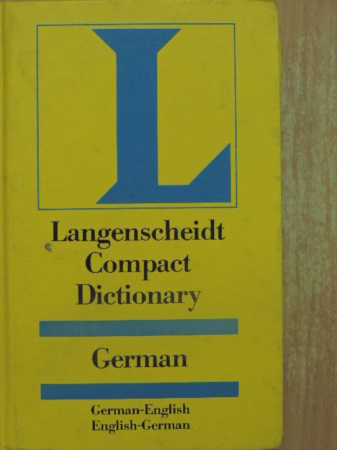 Dr. Dietrich Roy - Langenscheidt's Compact German Dictionary [antikvár]