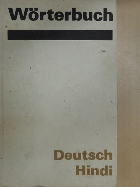 Dr. Margot Gatzlaff-Hälsig - Wörterbuch Deutsch-Hindi [antikvár]