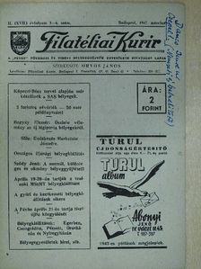 Bogyay Elemér - Filatéliai Kurir 1947. március [antikvár]