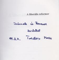 Volosin Hédi, Tardos Márton - A liberális reformer (dedikált) [antikvár]