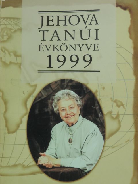 Jehova tanúi évkönyve 1999 [antikvár]