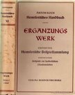 Koch, Anton - Ergänzungswerk [antikvár]