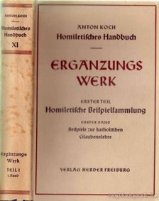 Koch, Anton - Ergänzungswerk [antikvár]