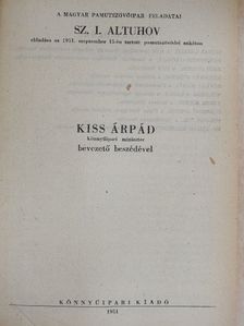 Kiss Árpád - A magyar pamutszövőipar feladatai [antikvár]