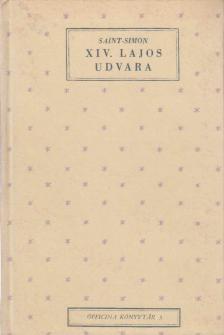 SAINT-SIMON - XIV. Lajos udvara [antikvár]