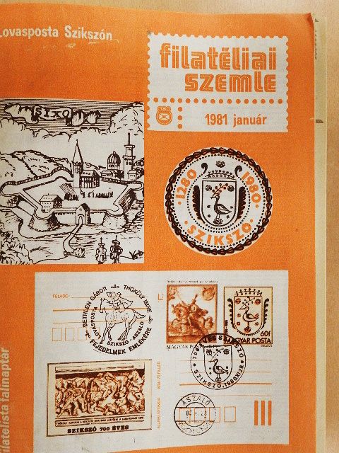 Erki Edit - Filatéliai szemle 1981-1983. január-december [antikvár]