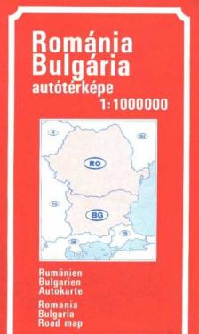 Románia Bulgária autótérképe (1:1000000) [antikvár]