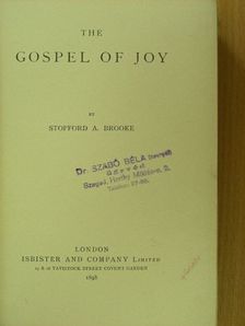 Stopford A. Brooke - The Gospel of Joy [antikvár]