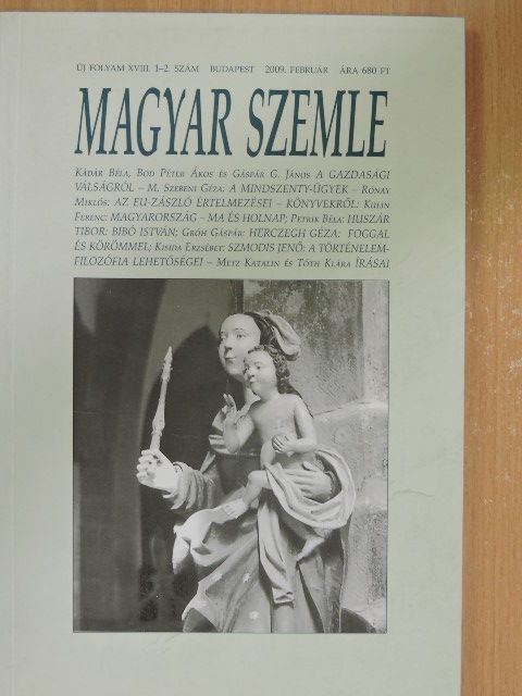 Bod Péter Ákos - Magyar Szemle 2009. február [antikvár]