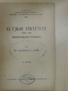 Dr. Gombos F. Albin - Az újkor története - Kísérő füzet [antikvár]