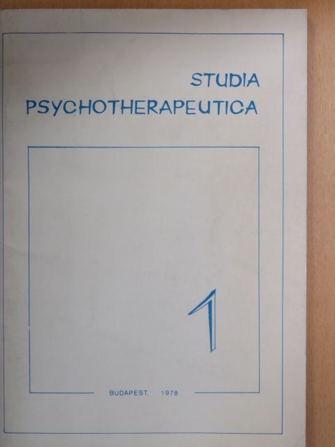 Studia psychotherapeutica 1 [antikvár]